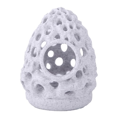 Vhjlfig Fischhaus – Aquarium-Ornamente, Versteckhöhle, dekorativer hohler Lebensraum für Betta-, Reptiliengehege, kleine Reptilien von Vhjlfig