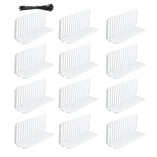 Vhjlfig Haustierbett Blocker 12 Stücke Universeller Kunststoff Blocker 37x12x16.5 cm Für Sofa Spielzeug Stoppt Herunterfallende Gegenstände Perfekt Für Puppenbett Wohnzimmersofa Spielzimmer von Vhjlfig
