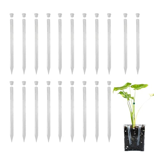 Vhjlfig Pflanzbelüftung Für Töpfe 20 Stück - Bodendurchlüfter für Kleine Topfpflanzen 25 cm | Verhindern Sie Überwässerung Belüftungsstäbe Für Gemüsegarten Tomaten Rasen Garten Gras Outdoor von Vhjlfig