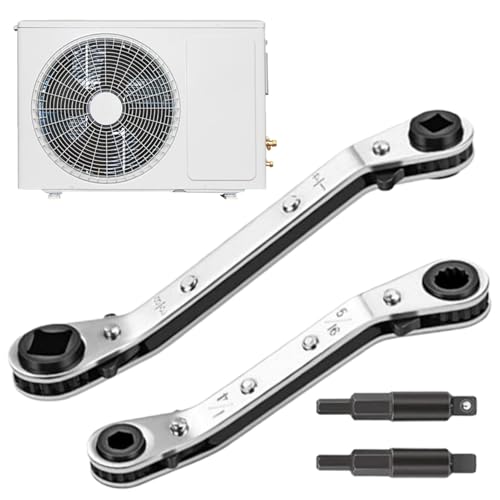 Vhjlfig Ratschenschlüssel – Refrigeration Repair Tool | Robustes Ratschenschlüssel-Set für Automobil, Sanitär, Industrie, Zuhause, Klimaanlage Vhjlfig Ratschenschlüssel – Refrigeration Repair Tool | Robustes Ratschenschlüssel-Set für Automobil, Sanitär, Industrie, Zuhause, Klimaanlage von Vhjlfig