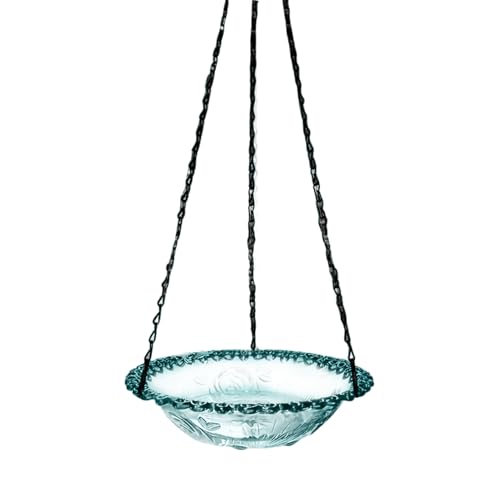 Vhjlfig Vogelbad-Futterstelle - Outdoor Vogelbad - Mit Metallhänger Für Garten Terrasse Baum Balkon Rasen Vhjlfig Vogelbad-Futterstelle - Outdoor Vogelbad - Mit Metallhänger Für Garten Terrasse Baum Balkon Rasen von Vhjlfig
