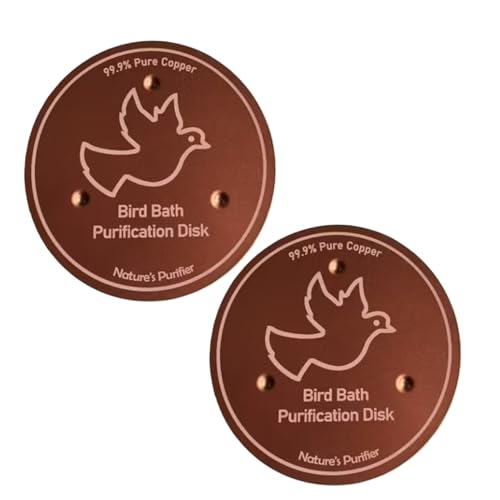 Vhjlfig Vogelbad Kupferscheibe 2 Stück,Kupfer Vogelbad Reiniger | Reinigungsscheibe Mit -Unterstützung Zur Reinigung Von Kolibri-Schale Für Den Außenbereich Gartenbrunnen Für Alle Vhjlfig Vogelbad Kupferscheibe 2 Stück,Kupfer Vogelbad Reiniger | Reinigungsscheibe Mit -Unterstützung Zur Reinigung Von Kolibri-Schale Für Den Außenbereich Gartenbrunnen Für Alle von Vhjlfig