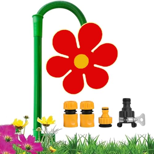 Vhjlfig Wassersprenger für Blumen - Blumensprenger mit Erdspieß - 360 Grad Rotierendes Bewässerungssystem Für Garten Rasen Terrasse Spiel Vhjlfig Wassersprenger für Blumen - Blumensprenger mit Erdspieß - 360 Grad Rotierendes Bewässerungssystem Für Garten Rasen Terrasse Spiel von Vhjlfig