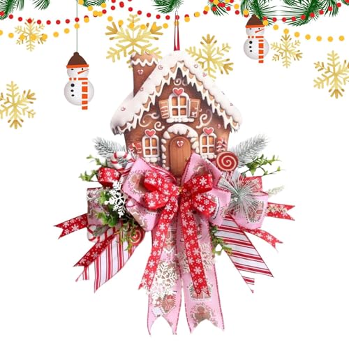 Vhjlfig Weihnachtsdekoration LebkuchenKranz 50x35x6cm Detailliertes Design Polyester Süßer LebkuchenKranz Mit Zuckerguss-Effekt Perfekt Für Haustür Wohnzimmer Festliche Stimmung Vhjlfig Weihnachtsdekoration LebkuchenKranz 50x35x6cm Detailliertes Design Polyester Süßer LebkuchenKranz Mit Zuckerguss-Effekt Perfekt Für Haustür Wohnzimmer Festliche Stimmung von Vhjlfig