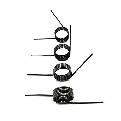 Drehfeder, Haarnadelfeder, Einbau-Sortiment-Feder-Set, 10 Stück, Drahtdurchmesser 1,0 mm, kleine Torsionsfeder, V-förmige Feder, Außendurchmesser 5–12 mm, Winkel 60 90 120 180 Grad ( Color : 10 Pieces von VhoMes