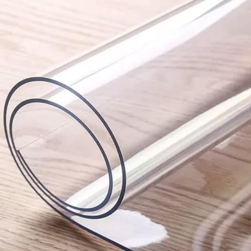 Bürostuhl Bodenschutzmatte für Hartböden 70x100 200x200 120x150 116x150cm Maß Nach Wunsch Bürostuhlmatte Transparent Schreibtischstuhl Unterlage 1.5mm Antivibrationsmatte Schalldämpfend ( Color : Clea von VhomEs