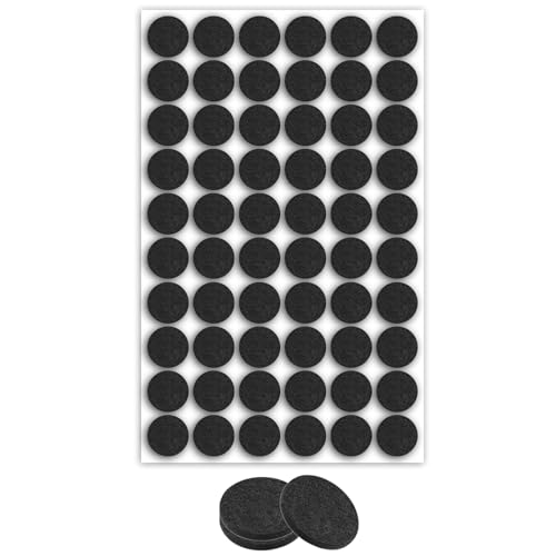 60 Stück Filzgleiter Selbstklebend Schwarz Ø15 mm, Filzgleiter für Stühle, Chair Leg Floor Protectors, Filz für Stühle, Möbelgleiter für Schwere Möbel 60 Stück Filzgleiter Selbstklebend Schwarz Ø15 mm, Filzgleiter für Stühle, Chair Leg Floor Protectors, Filz für Stühle, Möbelgleiter für Schwere Möbel von Vhtanop