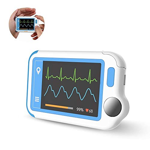 EKG-Gerät, Tracker für Herzgesundheit zur Erkennung von Vorhofflimmern in Plam, EKG-Monitor mit EKG-Rhythmen mit PC-Software und App EKG-Gerät, Tracker für Herzgesundheit zur Erkennung von Vorhofflimmern in Plam, EKG-Monitor mit EKG-Rhythmen mit PC-Software und App von ViATOM