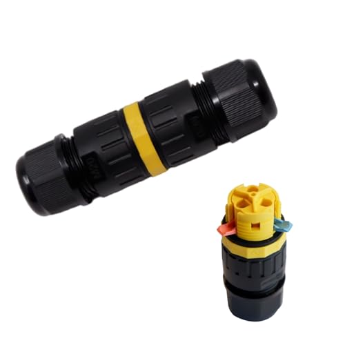 5 Stück Kabelverbinder mit Hebel 3-polig 1,5mm² | IP68 | schraublos | wasserdicht, für Erdkabel | Verbindungsmuffe, Abzweigdose von ViD
