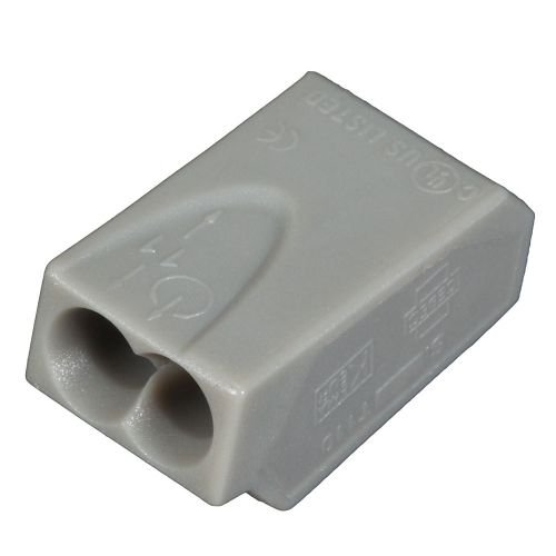 ViD® 1002251 Verbindungsklemmen/Steckklemmen grau 1,0-2,5 mm² 100 Stück von ViD