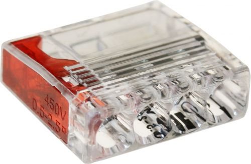 ViD® 2073-204 Verbindungsklemmen/Steckklemmen rot 0,5-2,5 mm² 100 Stück von ViD