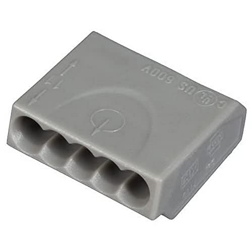 ViD® C1005251 Verbindungsklemmen/Steckklemmen grau 1,0-2,5 mm² 100 Stück von ViD