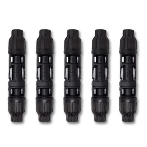 ViD 5 Stück Solar-Stecker IP68 crimpfrei | 4,0-6,0 mm² | männlich + weiblich von ViD