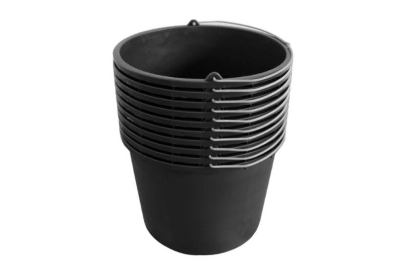 ViD Baueimer 10 Stück Mörteleimer/Betoneimer 12 Liter, Ø30 x 23 cm von ViD