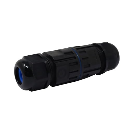 ViD Kabelverbinder 5-polig IP68 maximaler Leitungsdurchmesser: 2,5mm², wasserfeste Kabelverschraubung für den Außenbereich von ViD