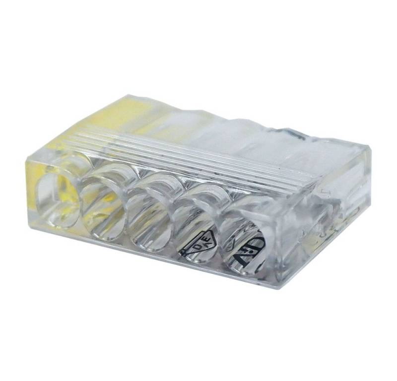 ViD Verbindungsklemme VC05 Mini-Steckklemme, Verbindungsklemme 5-polig, 0,5 - 2,5 mm² von ViD