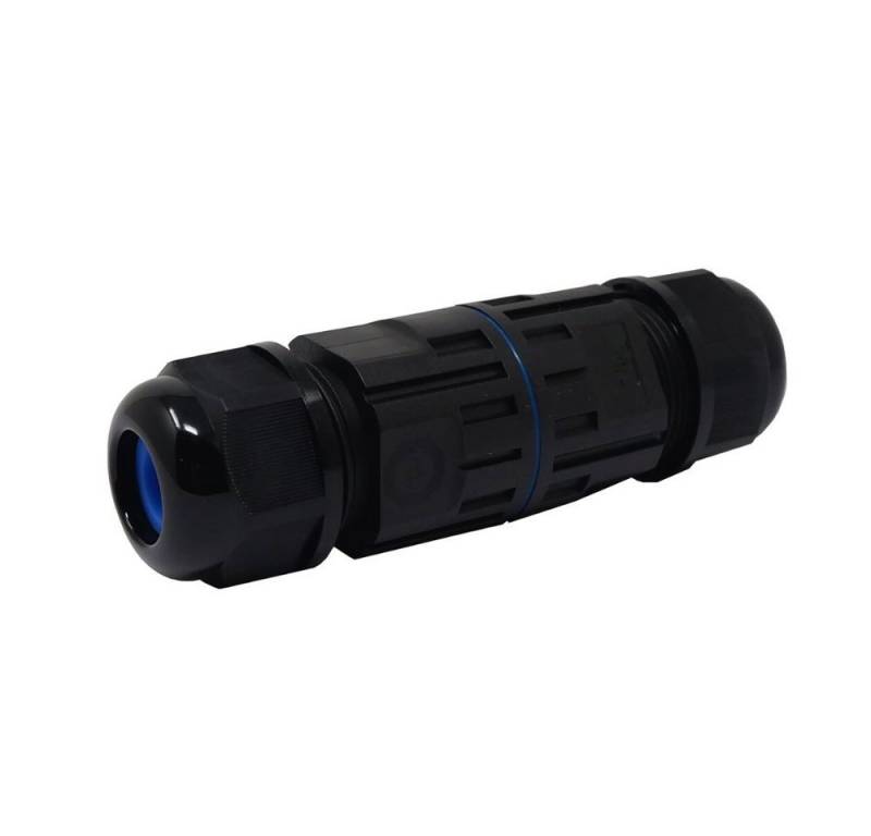 ViD Verbindungsmuffe Kabelverschraubung Dosenmuffe IP68, 5-polig, 5x 1,0-2,5 mm², Blau von ViD