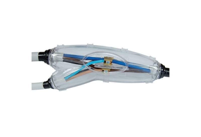 ViD Verbindungsmuffe Gießharz-Verbindungsmuffe Y-Form 310x132x78mm, Kabel-Ø 12-42mm von ViD
