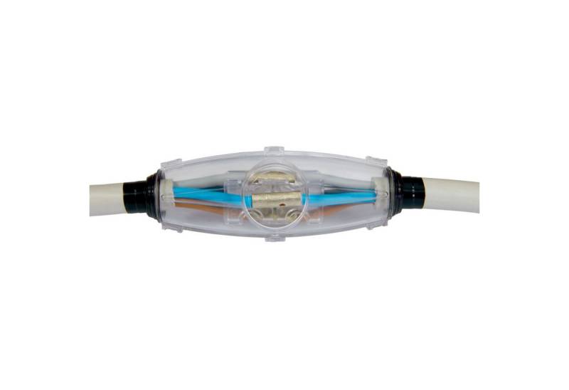 ViD Verbindungsmuffe Gießharz-Verbindungsmuffe I-Form 173x58x49mm, Kabel-Ø 7-25mm von ViD