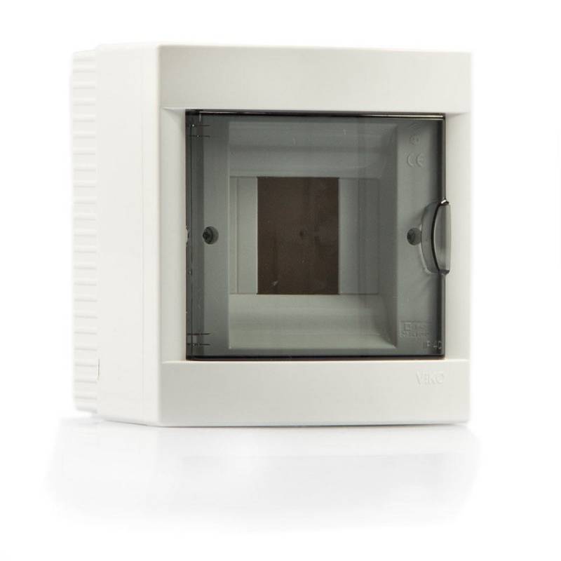 ViD Verteilerbox Aufputz Kleinverteilerkasten IP40, 4 Module von ViD