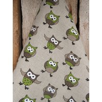 Eule Geschenk Handtuch Wald Leinen Geschirrtuch Küchentuch Für Mama Dekor Weihnachtsgeschenk Küchenwäsche von ViViCreative