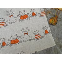 Frosch Handtuch Dekor Stoff Leinen Geschirrtuch Hand Küchentuch Geschenk Für Mama Weihnachtsgeschenk Design von ViViCreative