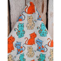 Katzen Handtuch Kätzchen Katzenliebhaber Geschenk Katze Leinen Geschirrtuch Hand Küchentuch Für Mama Weihnachtsgeschenk Geburtstagsgeschenk von ViViCreative