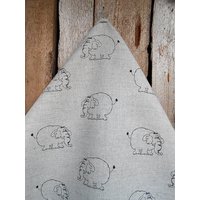 Küchentuch Elefant Handtuch Leinen Geschirrtuch Design Geburtstagsgeschenk Weihnachtsgeschenk von ViViCreative