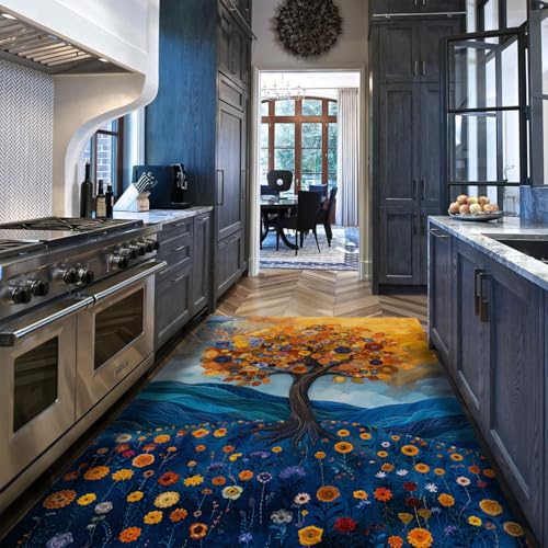 Via Vela 90x120cm Waschbare Teppiche Baum des Lebens Druck Bodenbelag Faltbarer dünner Abstrakter Druck Rutschfester Teppich für Schlafzimmer Wohnzimmer Badezimmer Via Vela 90x120cm Waschbare Teppiche Baum des Lebens Druck Bodenbelag Faltbarer dünner Abstrakter Druck Rutschfester Teppich für Schlafzimmer Wohnzimmer Badezimmer von Via Vela