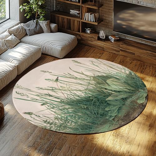 Via Vela Berühmte runde Teppiche im Malstil 100cm tolles Stück Rasen rutschfeste waschbare weiche runde Teppichmatte mit niedrigem Flor für den Außenbereich im Innenbereich Via Vela Berühmte runde Teppiche im Malstil 100cm tolles Stück Rasen rutschfeste waschbare weiche runde Teppichmatte mit niedrigem Flor für den Außenbereich im Innenbereich von Via Vela