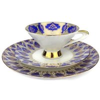 Vintage Porzellan Frühstück Set, Trio Set Bavaria Germany von ViaCodice