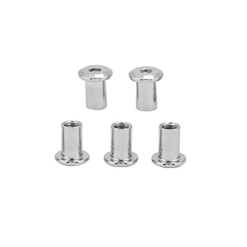 1 SETTE SEXAGON Socket Platte T Typ Nussmöbel Flache Muttern Sechskantmutter Zum Anschließen von Möbelsofa und Theke (M6*10(50PCS)) von ViaGasaFamido