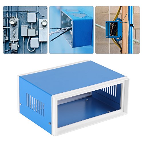 170 * 130 * 80 Mm Blaues Metallgehäuse-Projektgehäuse Diy-Anschlussdose Für Anwendbare Steuerbox Für Den Innenbereich Schrank Verteilerinstrumentenkasten Elektronische Produktschale Mit 170 * 130 * 80 Mm Blaues Metallgehäuse-Projektgehäuse Diy-Anschlussdose Für Anwendbare Steuerbox Für Den Innenbereich Schrank Verteilerinstrumentenkasten Elektronische Produktschale Mit von ViaGasaFamido