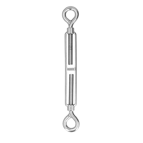 Drahtseilspanner 304 Edelstahl M16 Einstellbare Spannschlossschraube Haken Rigging Zubehör Offener Körper Blumenkorb Zum Bündeln Befestigen Von Stahldrahtseilen(Offener Blumenkorb Oo T von ViaGasaFamido