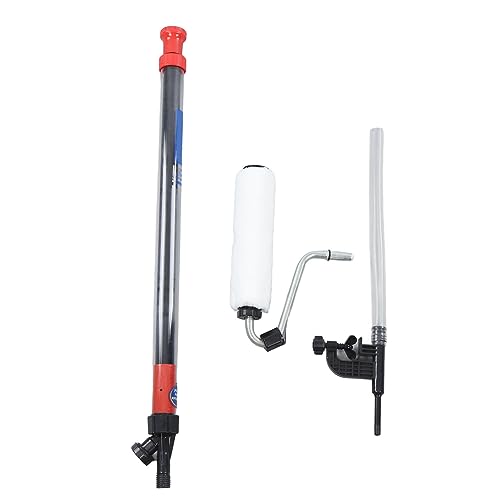 Halbautomatischer Farbrollerpinsel mit Wollrollerbürste und PVC-Stab, Gleichmäßiges Streichen, kein Tropfen, Leicht zu Reinigen, Geeignet für Glatte und Halbraue Wandoberflächen von ViaGasaFamido