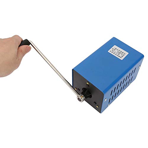 Handkurbelgenerator, wiederaufladbarer Handkurbelgenerator Tragbarer USB-Notstromgenerator mit hoher Leistung für Campingaktivitäten im Freien von ViaGasaFamido