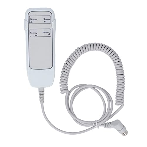 Handsteuerung für Sessellifte, Elektrische Liegestühle, Universelle 4-Tasten-Fernbedienung mit 8-poligem Rundstecker, Flexibler FYH033 für Okin Dewert Limoss Kaidi von ViaGasaFamido