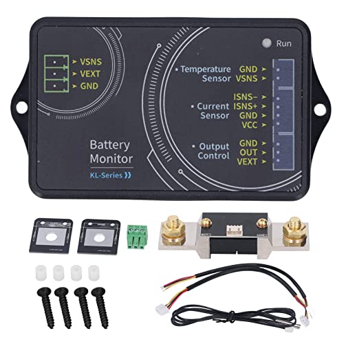 KL140F DC-Voltmeter-Coulometer für Auto-Motorboot 400A Bluetooth-Batteriemonitor 0-120V Drahtloser Spannungs-Strommesser APP-Steuerung RV-Zubehör KL140F DC-Voltmeter Coulometer von ViaGasaFamido