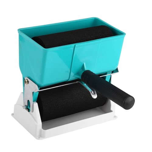Tragbarer Kleber Applikator Leimmaschine Hand-Leimauftragswalze, Manueller Leimkleber Tischler-Holzbearbeitung (320 ml) Leimapplikator DIY Klebstoff Roller(6 Zoll mit Schaltersteuerungsfluss) von ViaGasaFamido
