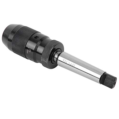 MT3 JT6 1-16MM selbstspannender Bohrfutter 1/32 "-5/8" Keyless-Bohrfutter mit automatischer Verriegelung Mit MT3-JT6-Adapter für Drehmaschinen-Fräsbohrmaschine von ViaGasaFamido