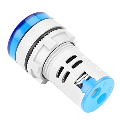 ViaGasaFamido R Es Led-Digitalanzeigesignal Mini 20-75Hz Ac Hertz Frequenzmesser Monitor Messgerät Messgerät Tester Volt Monitor Kontrollleuchte St16Hz(Blau),Tasten Und Anzeigen von ViaGasaFamido