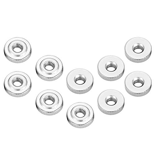 10 Stück Rändelmutter, runde Rändelmuttern GB807 M3-M10 aus Kohlenstoffstahl, UNIVERSAL Rändelmuttern mit verschiedenen Größen (M5) von ViaGasaFamido