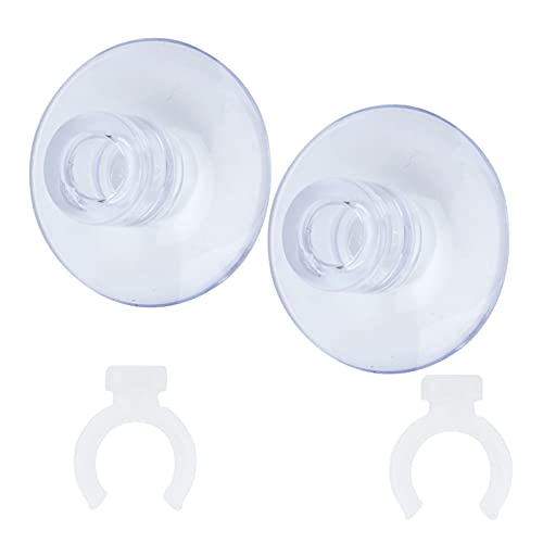 ViaGasaFamido Schlauchschellen, leichte Feste Saugnapf Airline Schlauchhalter 2PCS Aquarium Saugnapf Clips für Aquarium[Kann 12-16mm Klemmen] Handtaschenhalter von ViaGasaFamido