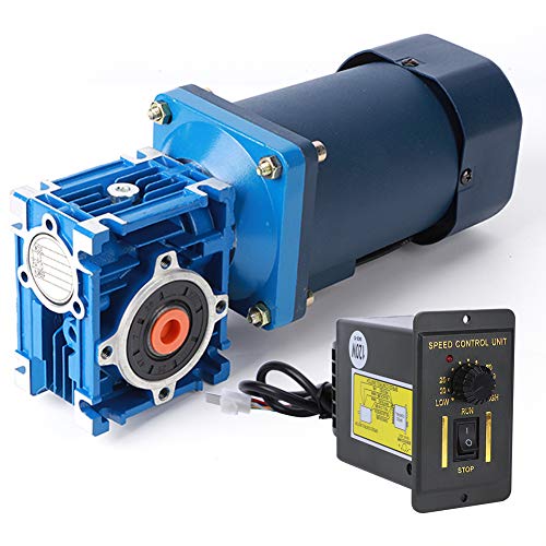Schneckengetriebemotor 120W Ac 220V Schneckenreduzierung Elektromotor Ac-Drehzahlreduzierungsmotor + Drehzahlregler Industrielles Elektrisches Zubehör(Untersetzungsverhältnis 30),Getriebemotor von ViaGasaFamido