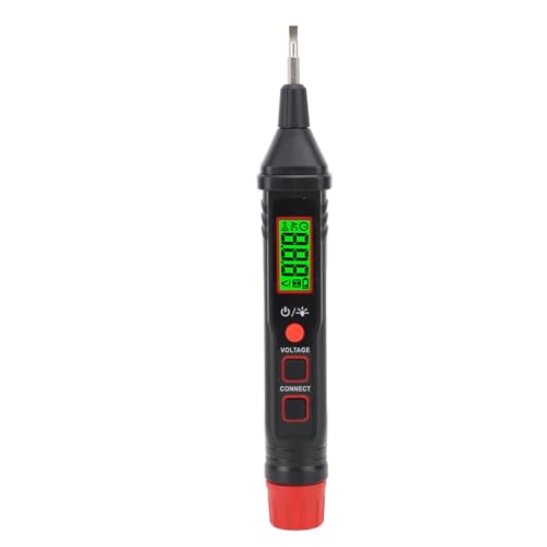 Spannungsprüfer Stifttyp Berührungsloser Spannungsdetektor LCD-Digitalanzeige 12-1000 V NCV-Stromkreisleitungsteststift Akustische und Blinkende LED-Alarme für Elektrotechnische Spannungsprüfer Stifttyp Berührungsloser Spannungsdetektor LCD-Digitalanzeige 12-1000 V NCV-Stromkreisleitungsteststift Akustische und Blinkende LED-Alarme für Elektrotechnische von ViaGasaFamido