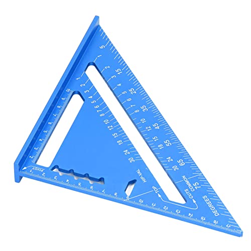 Triangle Carpenter Square Druckguss-Aluminiumlegierung für Mess- und Markierungswerkzeug(Blau) von ViaGasaFamido
