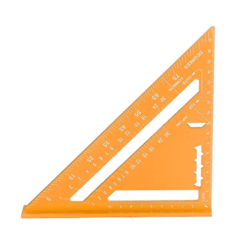 Triangle Carpenter Square Druckguss-Aluminiumlegierung für Mess- und Markierungswerkzeug(Gold) von ViaGasaFamido