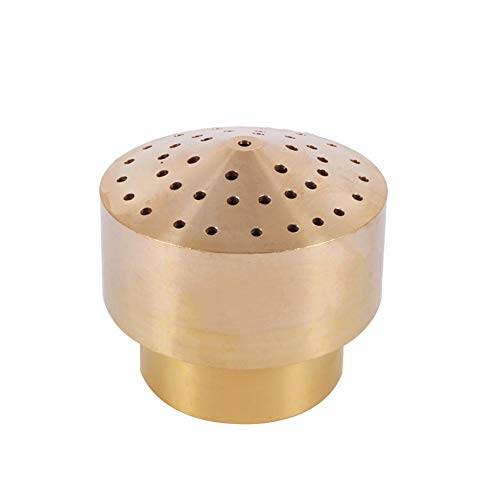 1/4 Zoll / 1/2 Zoll / 3/4 Zoll Brunnen Feuerwerk Messing Richtung Multi Jet Teich Wasserbrunnen Düse Außen Garten Square Brunnen Dekoration Zubehör (1/4 Zoll) von ViaGasaFamido