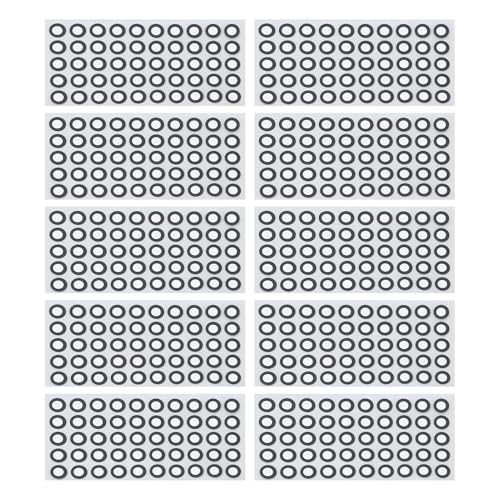 ViaGasaFamido 1000 PCs Diffuse Reflexion 3D -Scanmarker 6mm ID und 10 -mm -OD -Reflexionsfilmpositionierungsmarkierungspunkt für Bewegungsdatenerfassung mit 3D -Scannern von ViaGasaFamido