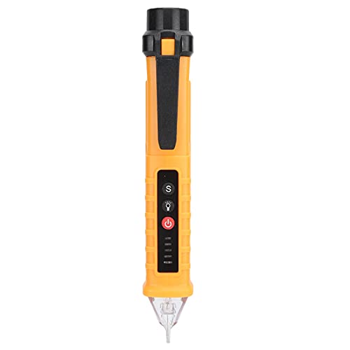 ViaGasaFamido 12-1000-V-Spannungsdetektor mit Schallleuchten Alarmtester Stift für Elektriker NVC-Sensorkopf (Genauer Modell) von ViaGasaFamido